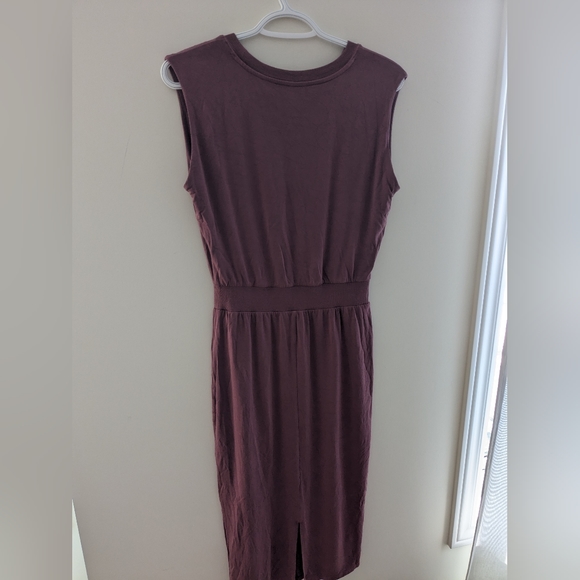 Athleta Santorini Cinch Midi Dress Tawny Rose Soft Pink Size XS - Picture 8 of 14